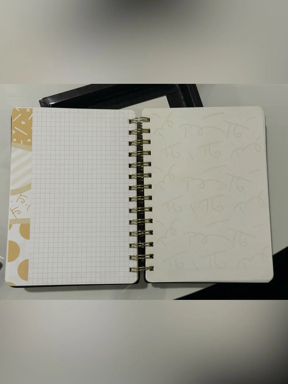 Disney Black & Gold Sorcerer Mickey Spiral Notebook